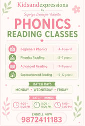 kids and Expressions-Phonics and Reading Classes for Kids