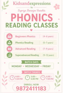 kids and Expressions-Phonics and Reading Classes for Kids