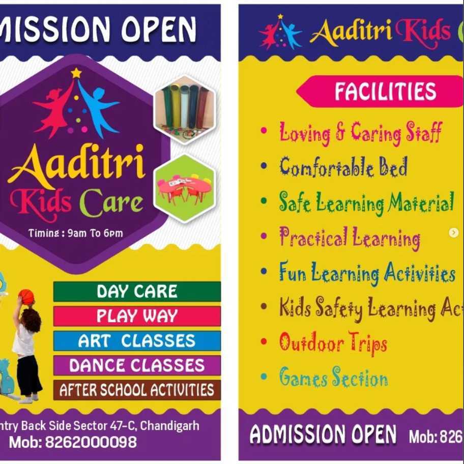 Aaditri Kids Daycare and Playway-Admissions Open