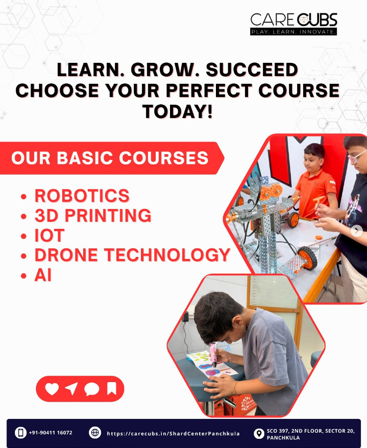 Care Cubs Panchkula-Robotics and Future Tech Courses