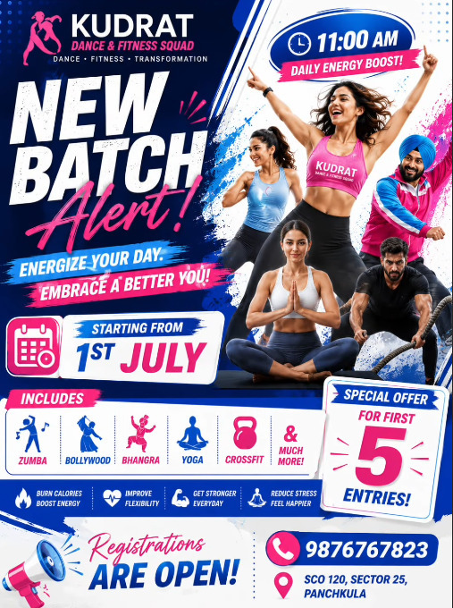 Kudrat Dance & Fitness Squad-New Dance Batch