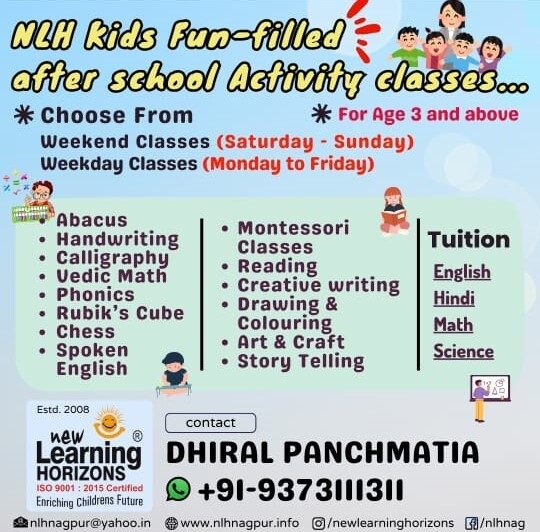 New Learning Horizons  -  After School Activity Classes