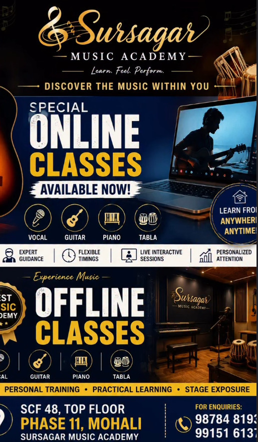 Sursagar Music Academy and Studio-Music Classes