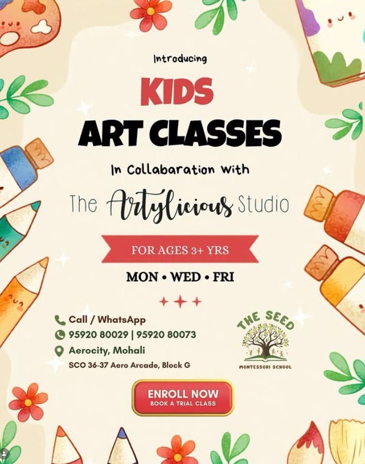 The Artylicious Studio-Kids Art Classes